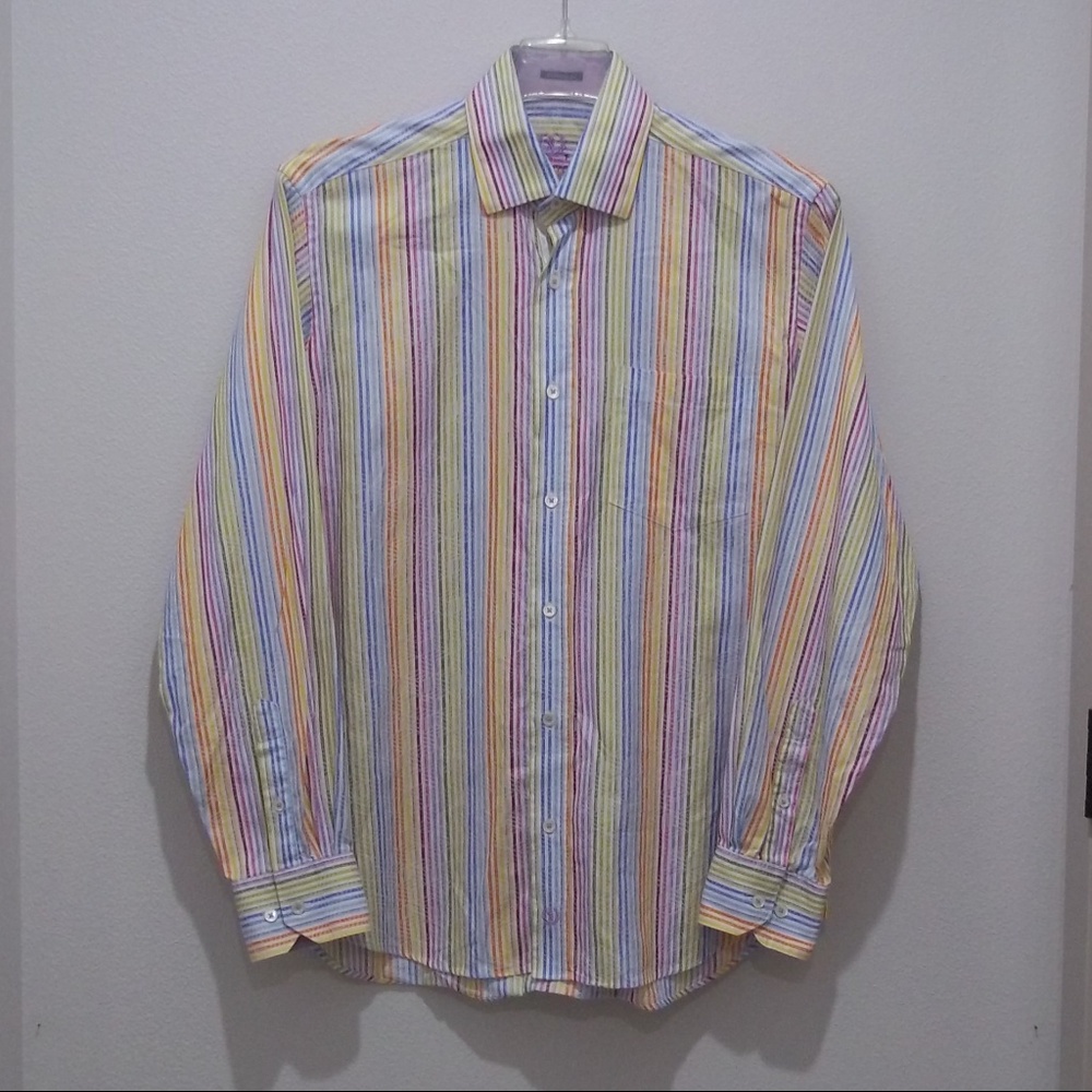 Bugatchi Uomo Shirt Classic Fit Long Sleeve 2045
